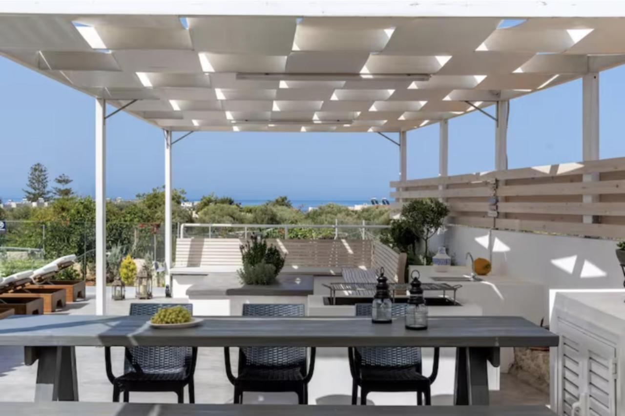 Alba Bianca Villa, Family Retreat With Heated Pool By Thinkvilla แอร์ซอนิสซอส ภายนอก รูปภาพ