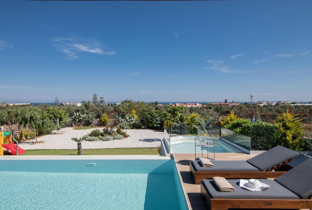 Alba Bianca Villa, Family Retreat With Heated Pool By Thinkvilla แอร์ซอนิสซอส ภายนอก รูปภาพ
